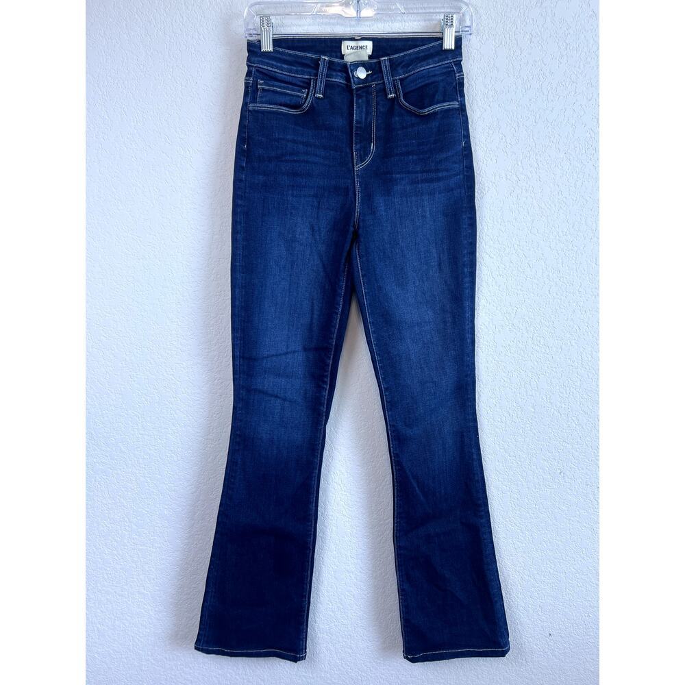 L'AGENCE Selma High Rise Flare Jeans - Size 25 Prescott Blue